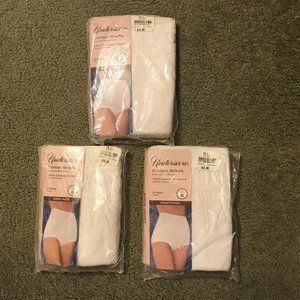 100% Cotton Briefs – Size 6 – 3 Factory‑Sealed Packs (9 Total)